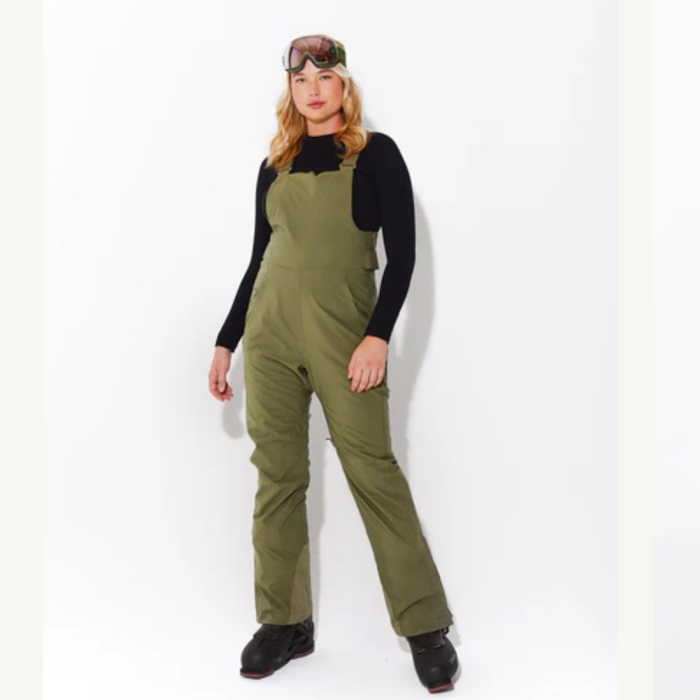 Halfdays Carson Bib in Olive
